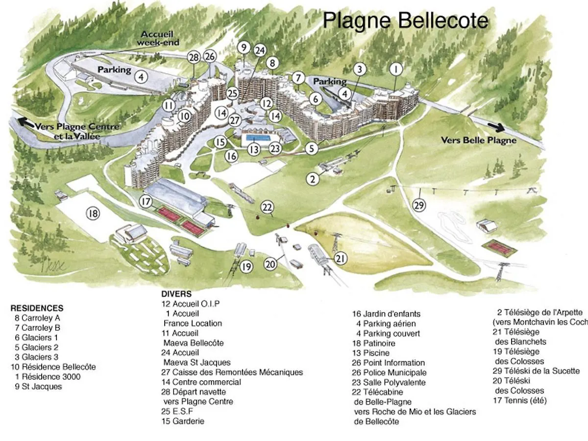 Apartment Spacieux Appart Renove, 3 Pieces + Cabine, Proche Pistes, 8 Pers, Animaux Admis - Fr-1-181-1913 La Plagne-Tarentaise